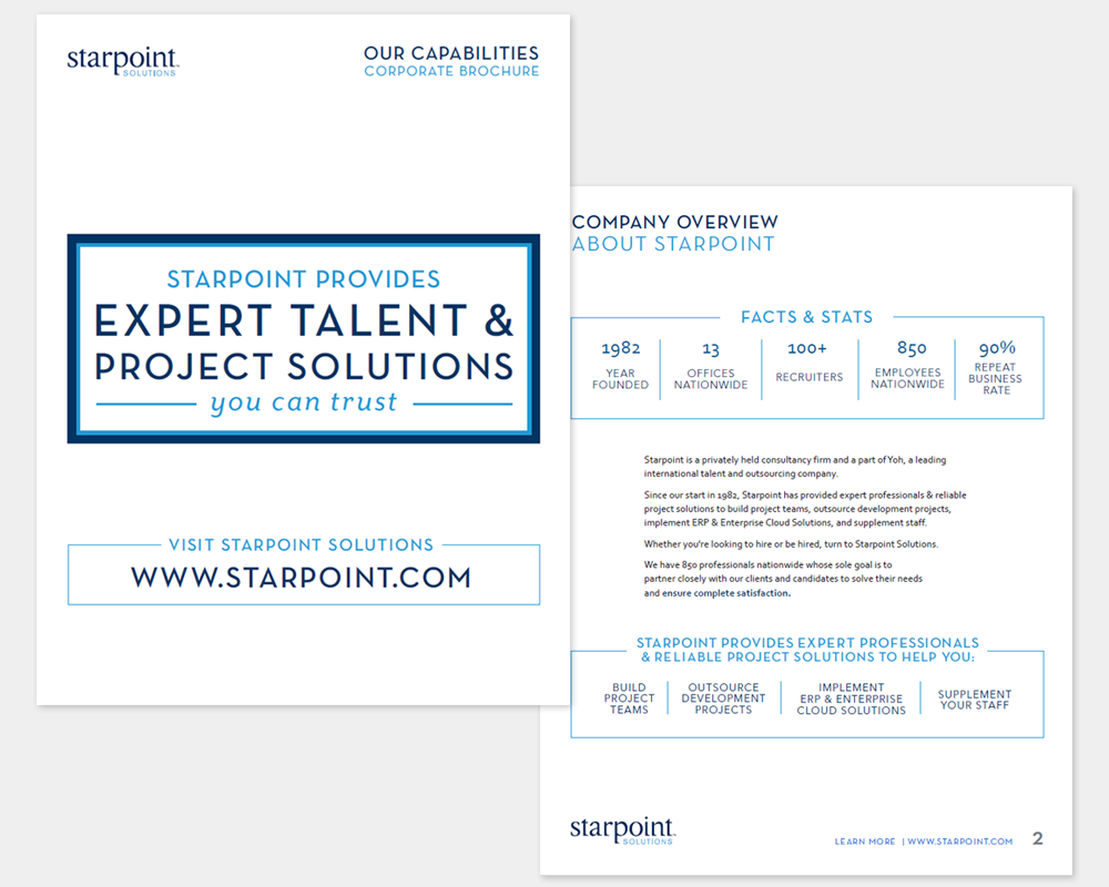 Informational Brochures - Starpoint Solutions