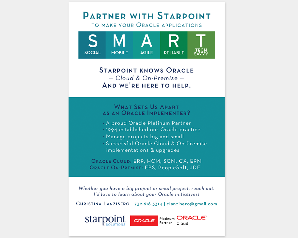 Informational Event Handout - Starpoint Solutions